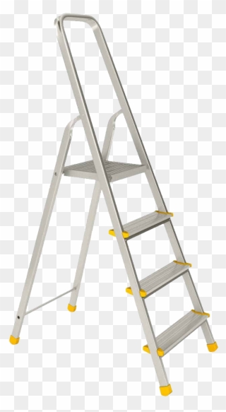 Staircase Clipart 4 Step Ladder - Transparent Ladder - Png Download