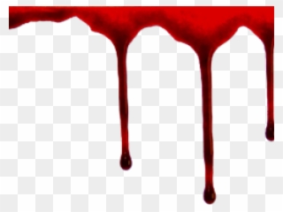 Halloween Clipart Blood - Transparent Dripping Blood Dark - Png Download