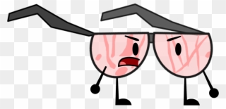 Blood Glasses Pose - Object Shows Blood Clipart