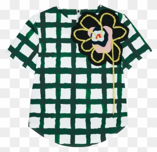 Flower Patch Scuba Top - Illustration Clipart