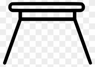 Table Sideview Small Furniture Home Svg Png Icon Free - Table Png Side View Clipart