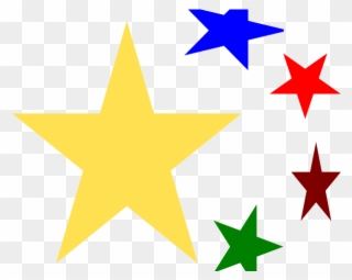 Silhouettes Clipart Christmas Star - Venezuela Stars - Png Download