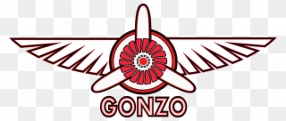 Gonzo Hobbies - Motorcycle Valley Logo Clipart