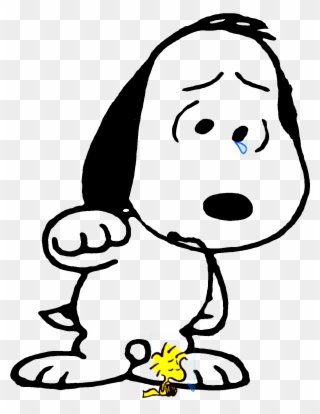 Charlie Brown And Snoopy, Snoopy Love, Peanuts Snoopy, - Snoopy Triste Png Clipart