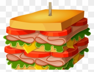 Peanut Clipart Sandwich - Deli Sandwich Clip Art - Png Download