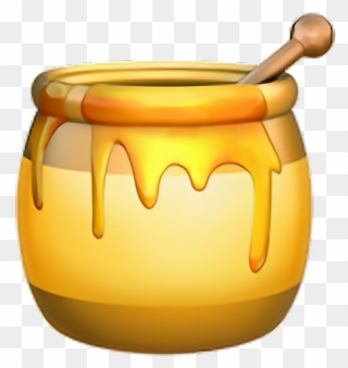 ❁ Honey Pot Emoji 🍯 Honey Honeypot Emoji Emoticon - Honey Emoji Clipart