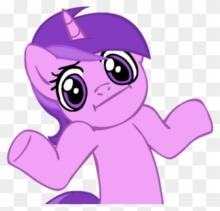 Why Is It That Big Of A Problem If Someone Posts A - Pony Shrug Clipart