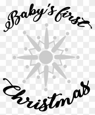 Baby's First Christmas - Witchcraft And Wizardry Hanging Sign Believe In Magic Clipart