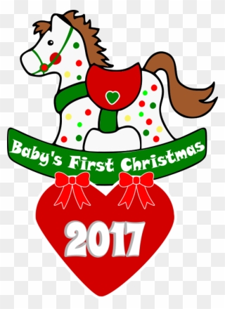 Adorable Svg Perfect For A Baby's First Christmas Ornament - Merry Christmas - For Grandson Card Clipart