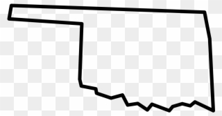 Oklahoma Outline White Png Clipart