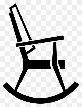 Vector Illustration Of Gentle Motion Rocking Chair Clipart