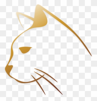 Feline Clipart Cat Logo - Logo De Gatos Png Transparent Png