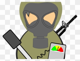 Gas Mask Clipart Grenade - Dangerous Goods - Png Download