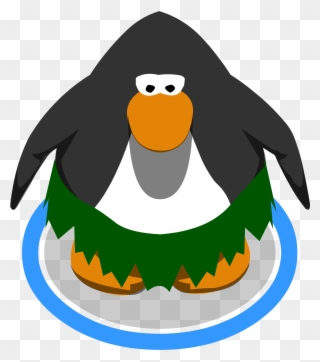 Grass Skirt Ingame - Club Penguin Accordion Clipart