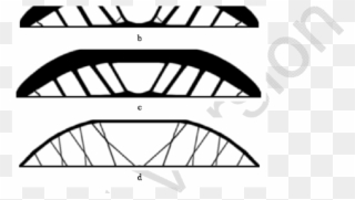 The Results Of Two-dimensional Bridge Example - Line Art Clipart
