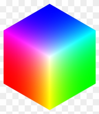 Higher Dimensions - Color Cube Clipart