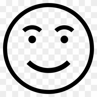 Smiley Face Black And White Clipart 1 Of - Stick Figure Happy Face - Png Download