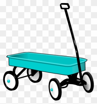 Radio Flyer Wagon Clip Art - Red Wagon - Png Download