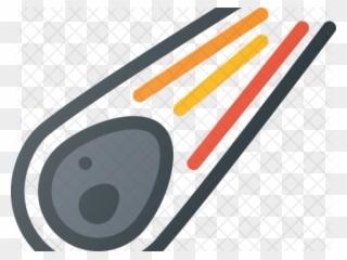 Fireball Clipart Comet - Meteor Icon Png Transparent Png