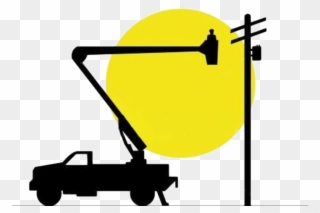 Cropped Nord Electric Logo Bucket Truck Image No - Bucket Truck Clip Art - Png Download