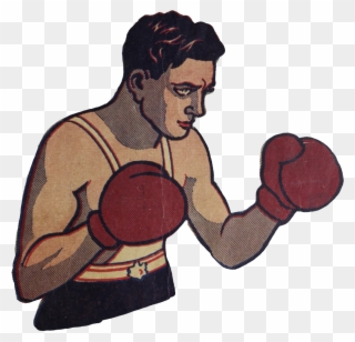 Boxinggloves Boxer Sport Vintage Manga - Boxing Clipart
