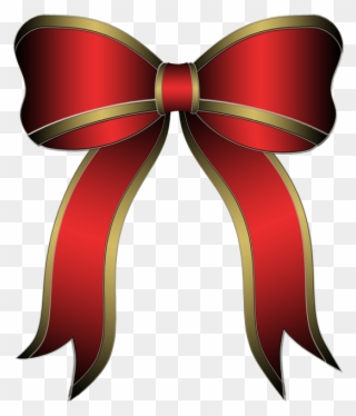 Red Bow, Holiday Bow, Bow, Gift, Ribbon, Seasonal - Gambar Pita Kupu Kupu Clipart