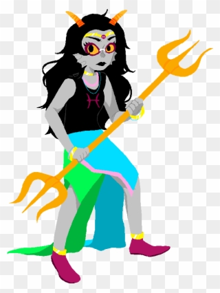 While Feferi's A Pretty Powerful Opponent On A Good - Feferi Peixes Transparent Clipart