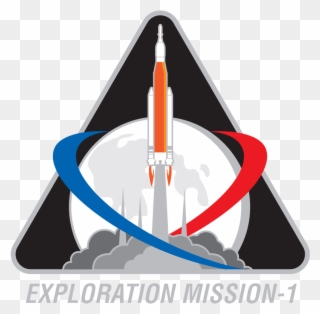 Nasa Deep Space Exploration Systems Look Ahead To Action-packed - Nasa Exploration Mission 1 Patch Clipart