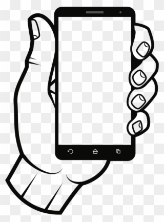 Smartphone In Hand - Smartphone In Hand Clipart - Png Download