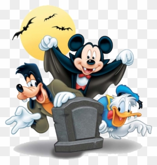 Mickey Mouse And Friends Halloween Clipart 1 - Disney Halloween Clipart - Png Download