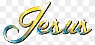 Big Image - Jesus Text Png Clipart