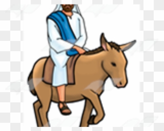 Donkey Clipart Jesus - Mule - Png Download