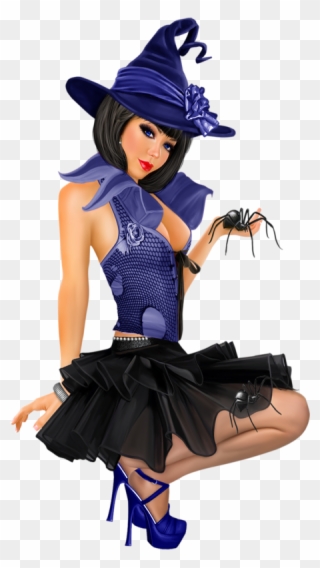 Halloween Nő Karakter - Vi Nina Clipart