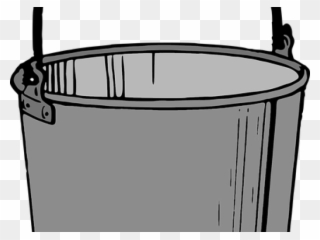 Bucket Clipart Metal Bucket - Snail In A Pail - Png Download