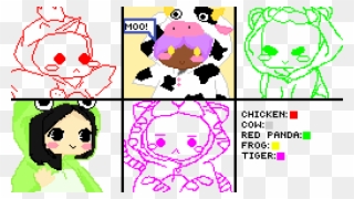 Animal Onesie Collab - Cartoon Clipart