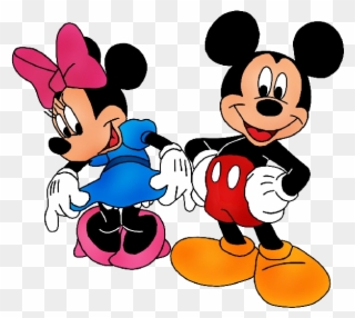 Mickey And Minnie Cartoon Images Alice In Wonderland - Mickey Mouse N Minnie Mouse Clipart