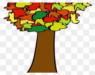 Season Clipart Colourful Tree - Tree Scavenger Hunt Clue - Png Download