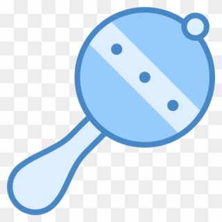This Icon Is A Part Of A Collection Of Rattle Flat - Baby Rattle Png Clipart