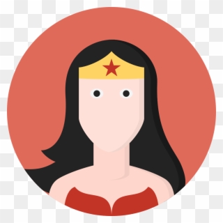 Creative Tail People Wonder Women - Wonder Woman Icon Png Clipart