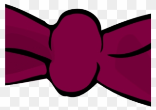 Maroon Clipart Bow Tie - Clip Art - Png Download