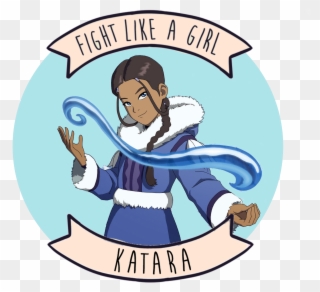 Fight Like A Girl - Avatar The Last Airbender Netflix Series Cast Clipart