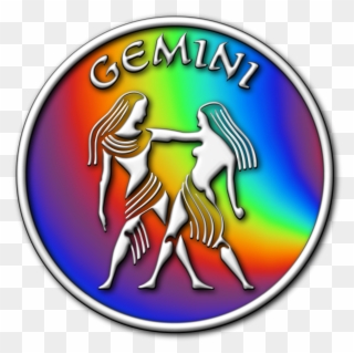 Gemini Zodiac Horoscope Astrological Sign Computer - Clip Art - Png Download