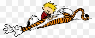 Calvin And Hobbes Clipart Animated - Calvin And Hobbes Png Transparent Png