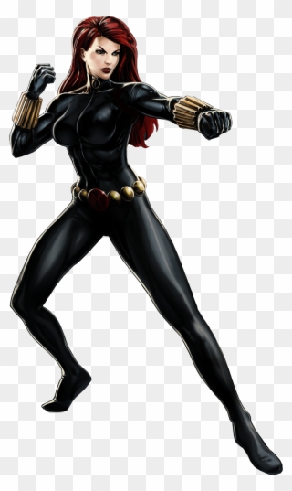 Black Widow Png Transparent Images - Black Widow Marvel Avengers Alliance Clipart