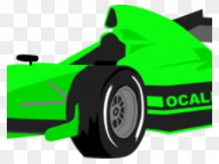 Race Car Clipart Green - Formula 1 Car Clipart - Png Download