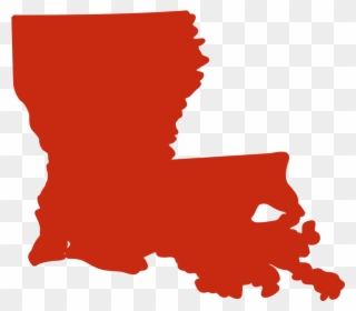 Louisiana - Louisiana State Map Clipart