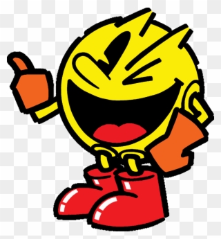 Mr - Pac-man - Pac Man Arcade Art Clipart
