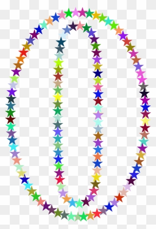 Big Image - Rainbow Star Number Zero Mugs Clipart