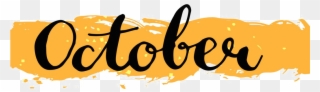 October Events - October Png Transparent Clipart