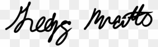 Gregg Matte, Senior Pastor - Calligraphy Clipart